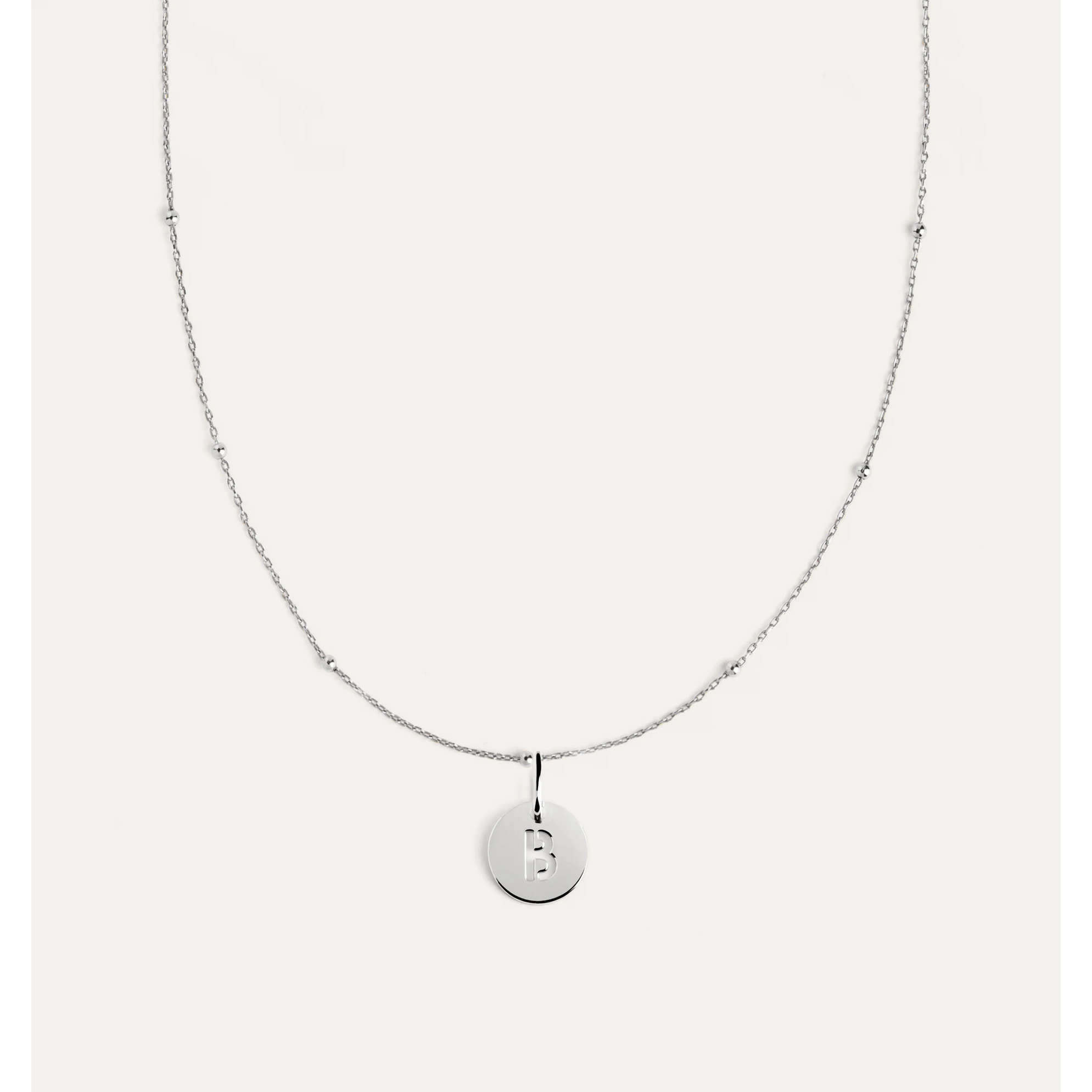 Collana con medaglione mini in Argento