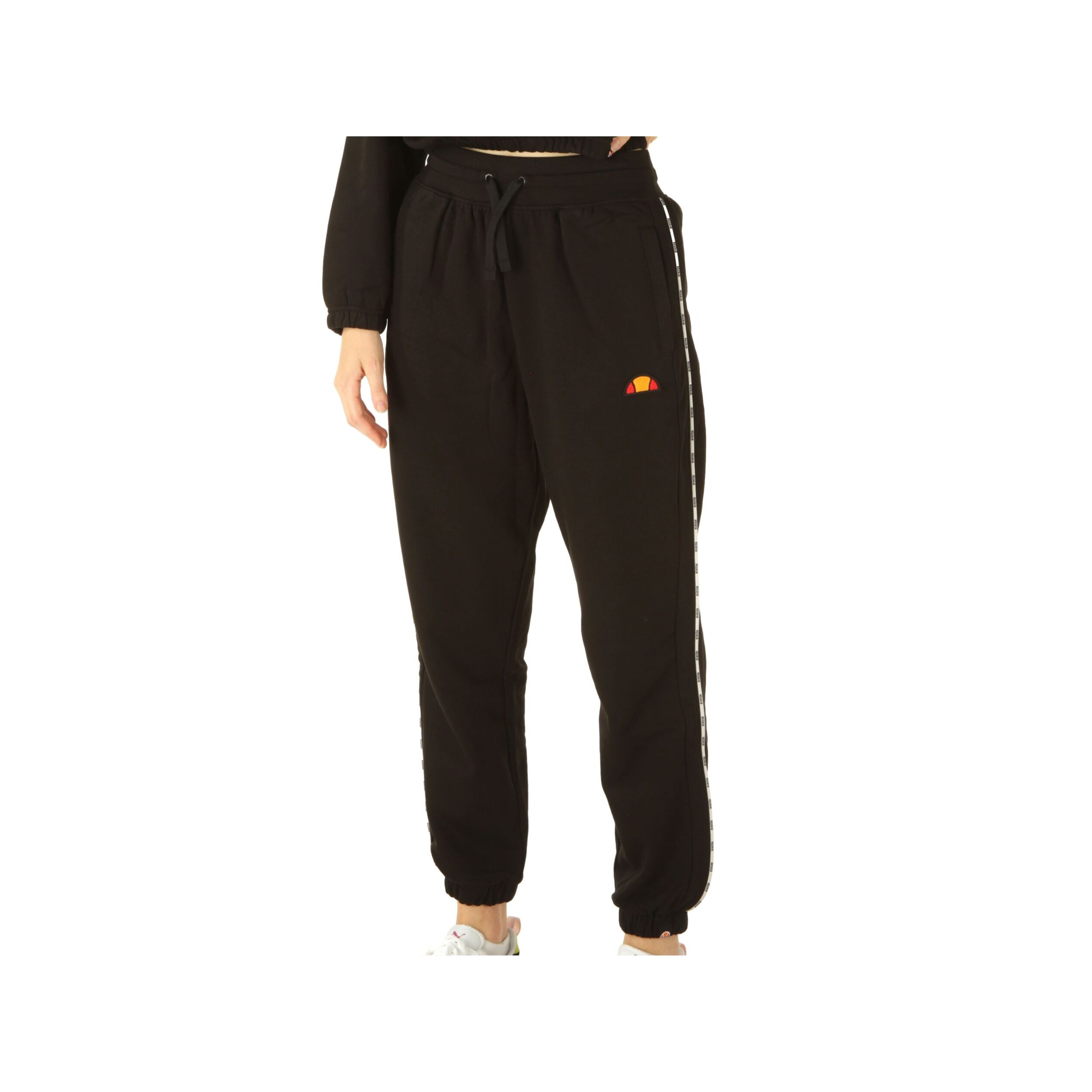 Pantaloni Ellesse Pants Tape Black Nero