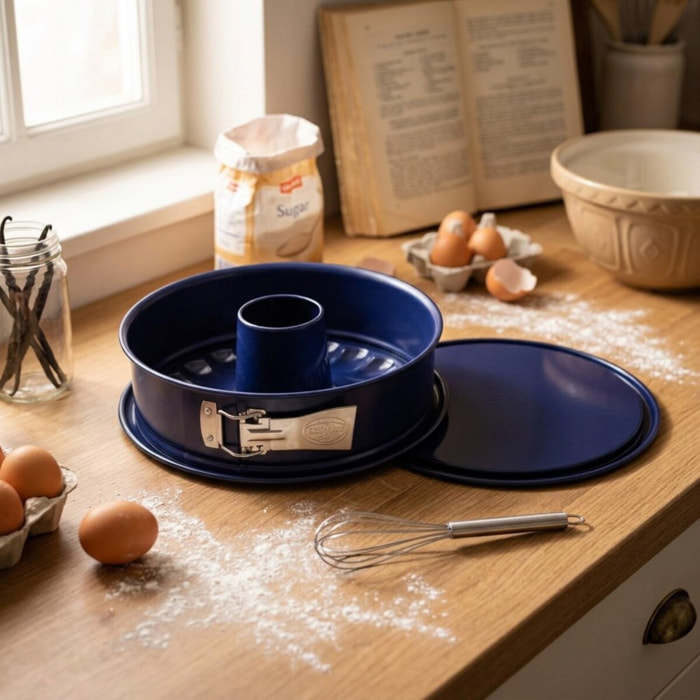 Moule à manqué à charnière avec fond à savarin 26 cm Dr Oetker Back Liebe