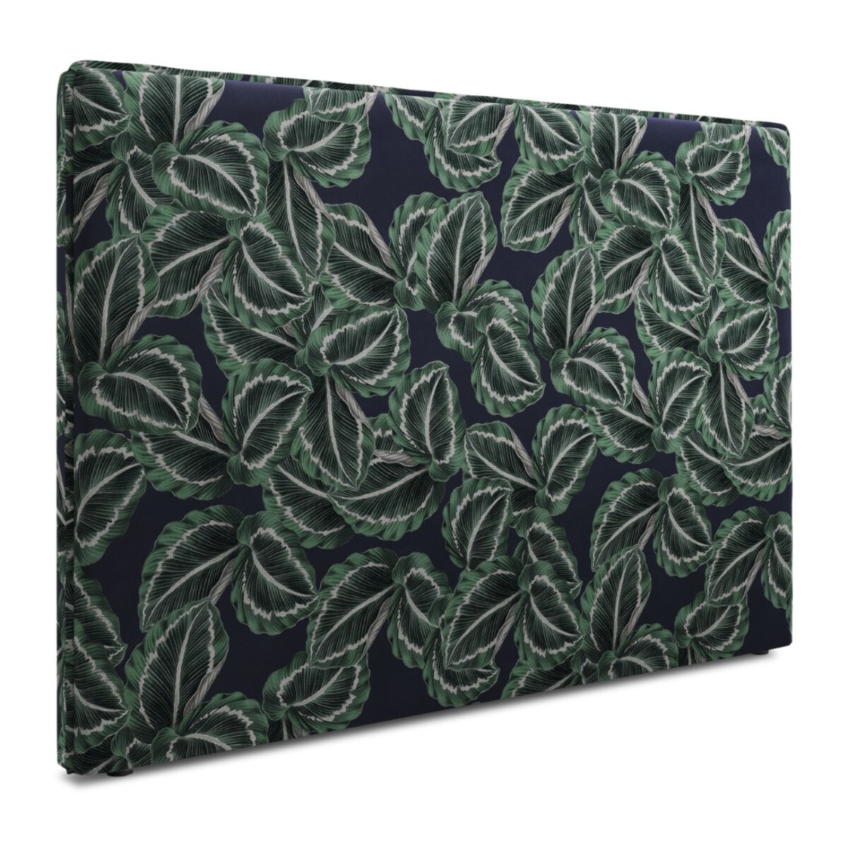 Tête de lit "Provence" 160x120cm en velours motif de la jungle