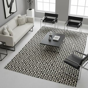 Tapis en peau de vache kilm fait à la main