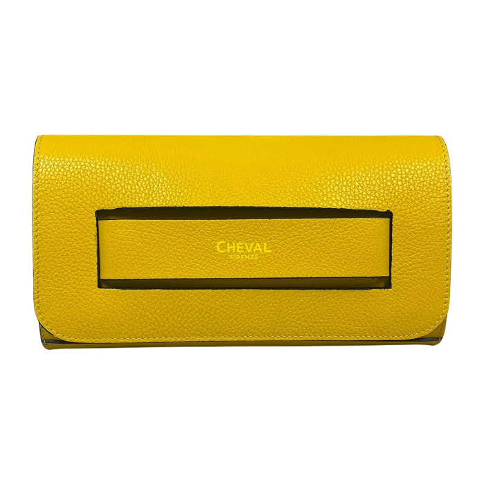 Pochette Cheval Firenze Hamal Giallo