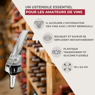 Bouchon verseur et aérateur de vin Fackelmann Bar Concept