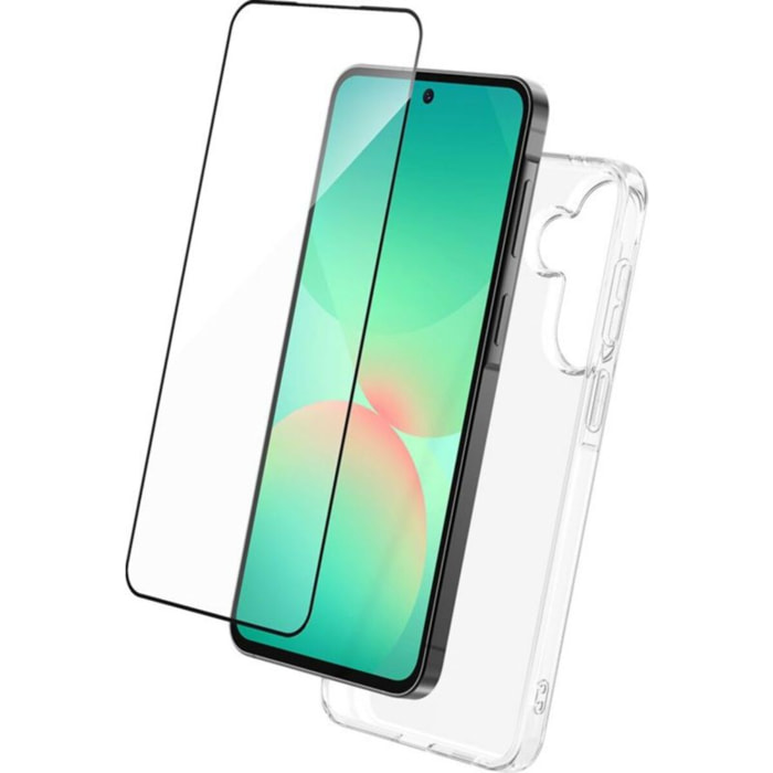 Coque BIGBEN CONNECTED A57 coque transparente +verre trempé GRS