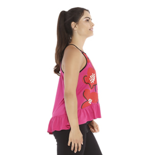 Mamatayoe Top Papavero Para Mujer, Rosa