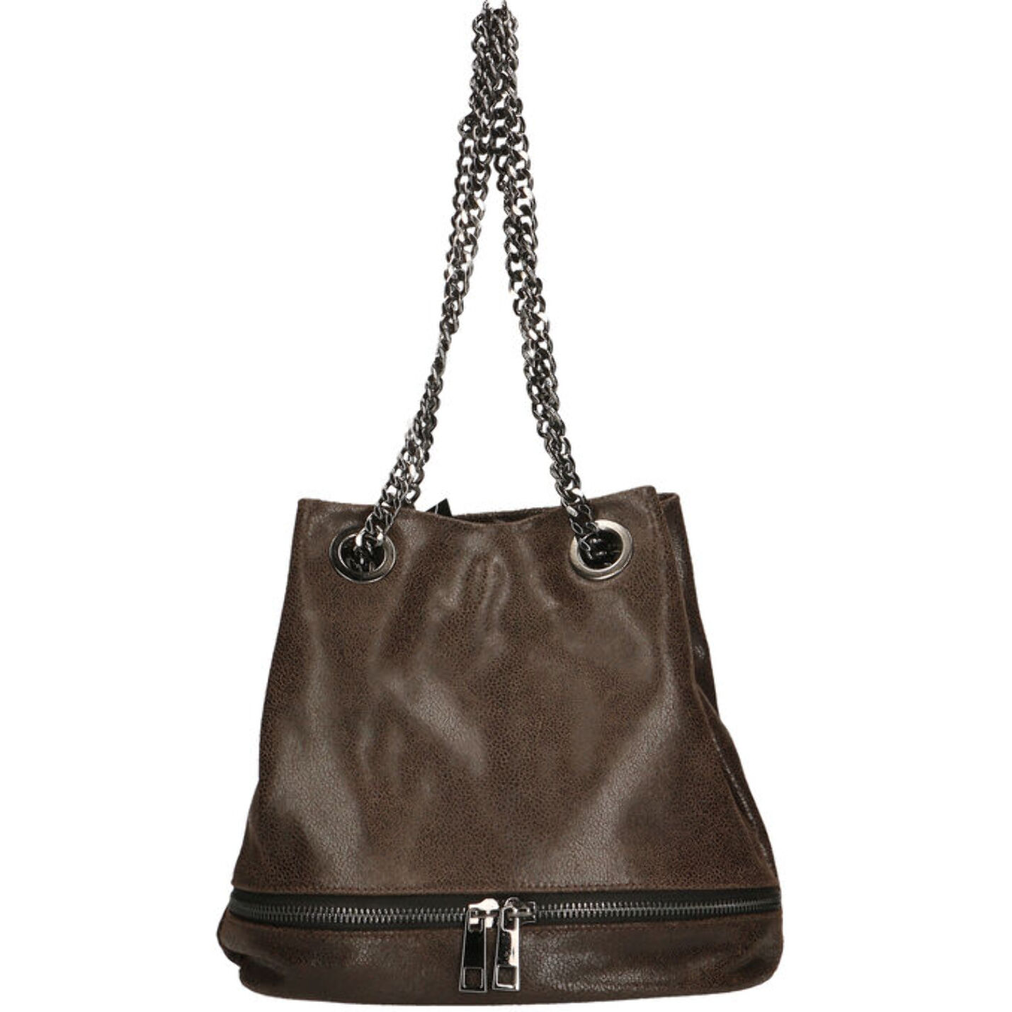 Borsa a secchiello da donna - Modello Sérénité - Vera pelle - 32.0 x 28.0 x 13.0 cm