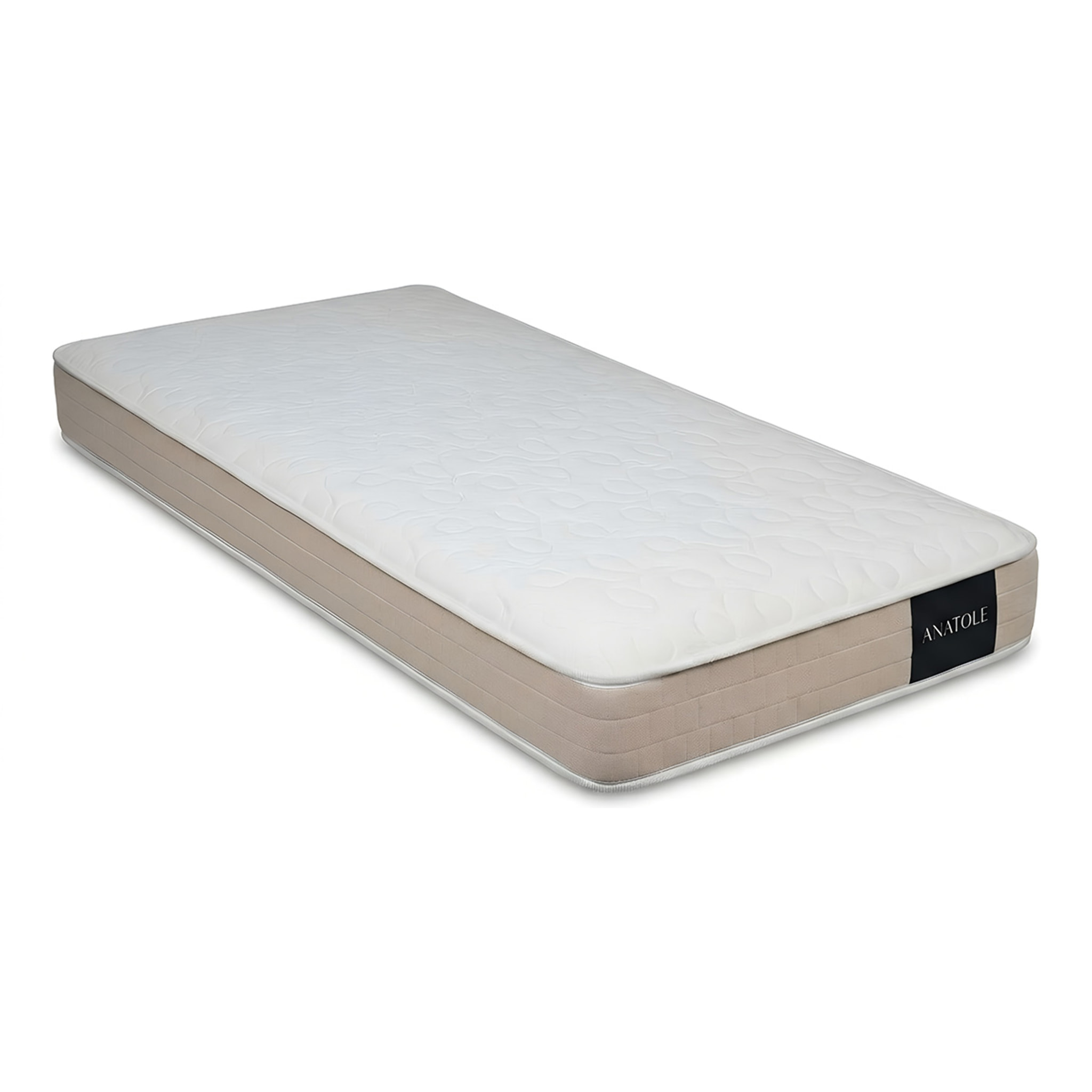 Matelas Anatole, Mousse Polyuréthane, 15 cm, Soutien ferme, Garantie 2 ans