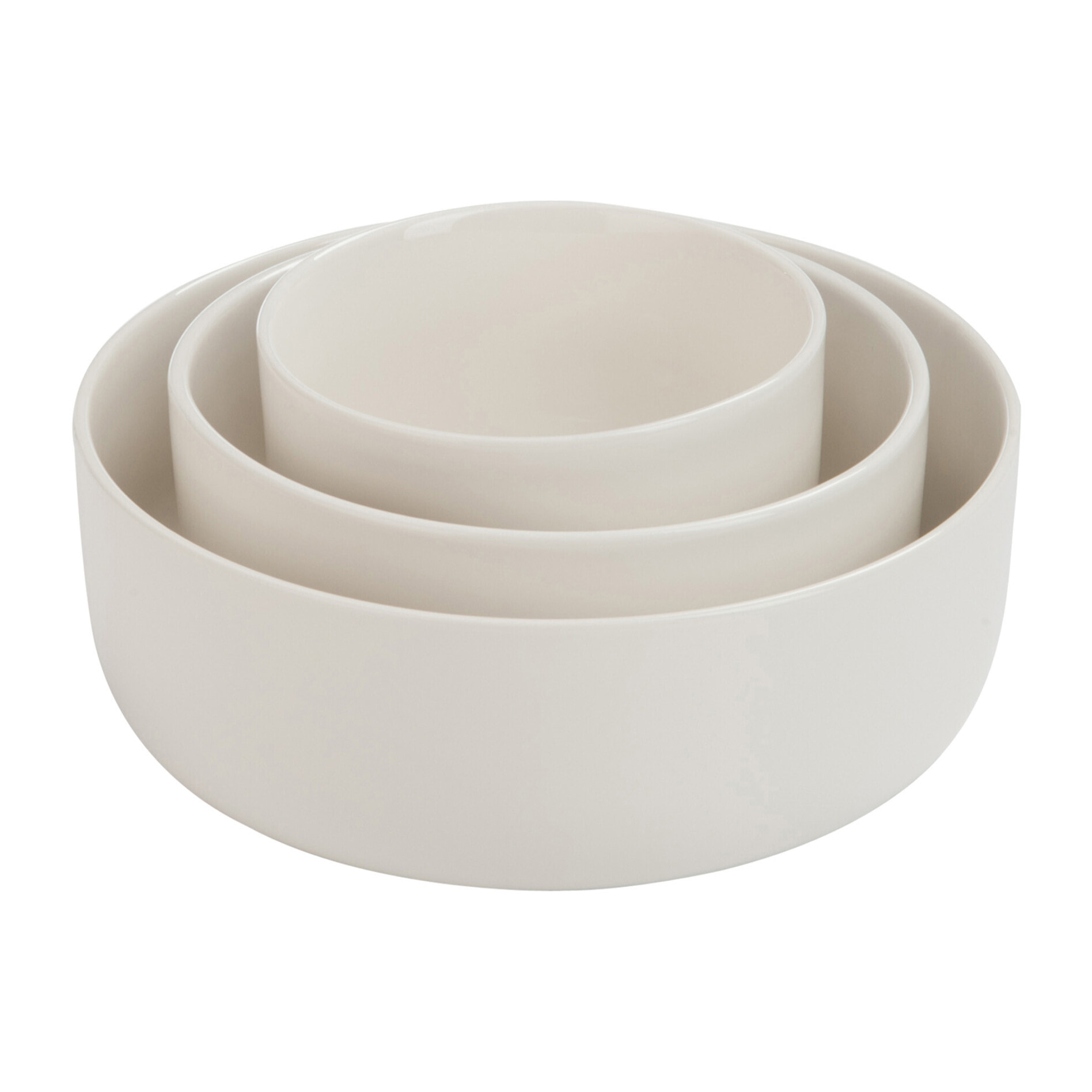 J-Line bol - porcelaine - blanc - 6 pcs