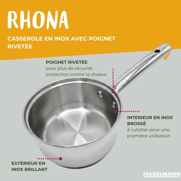 Casserole en inox Fackelmann Rhona