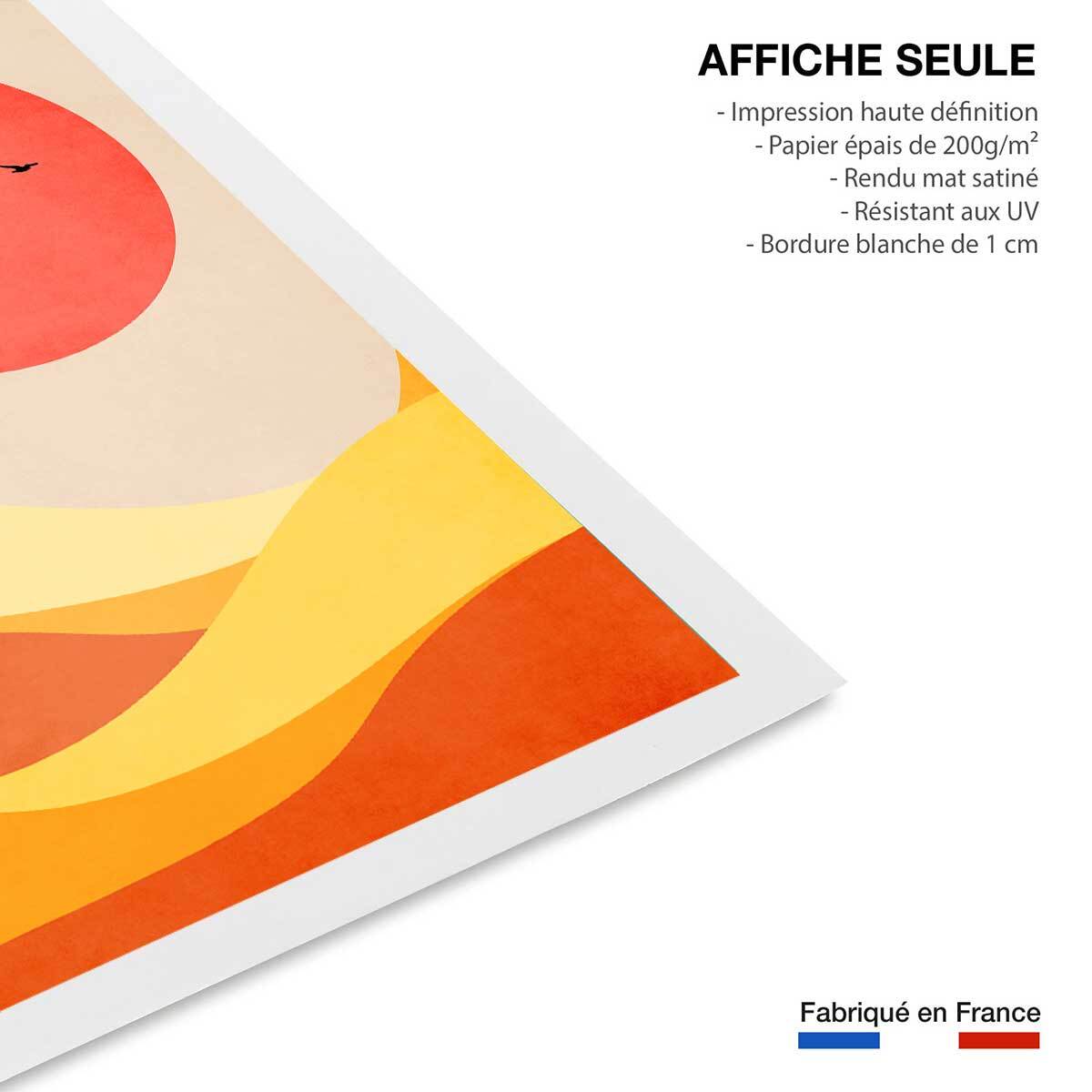 Vague harmonieuse Affiche seule