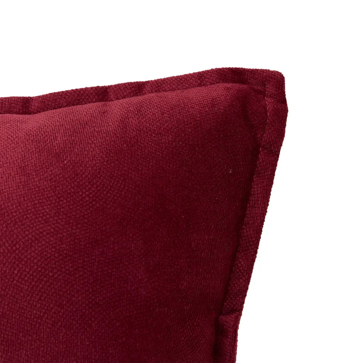 Coussin Lilou rouge grenat 45x45cm