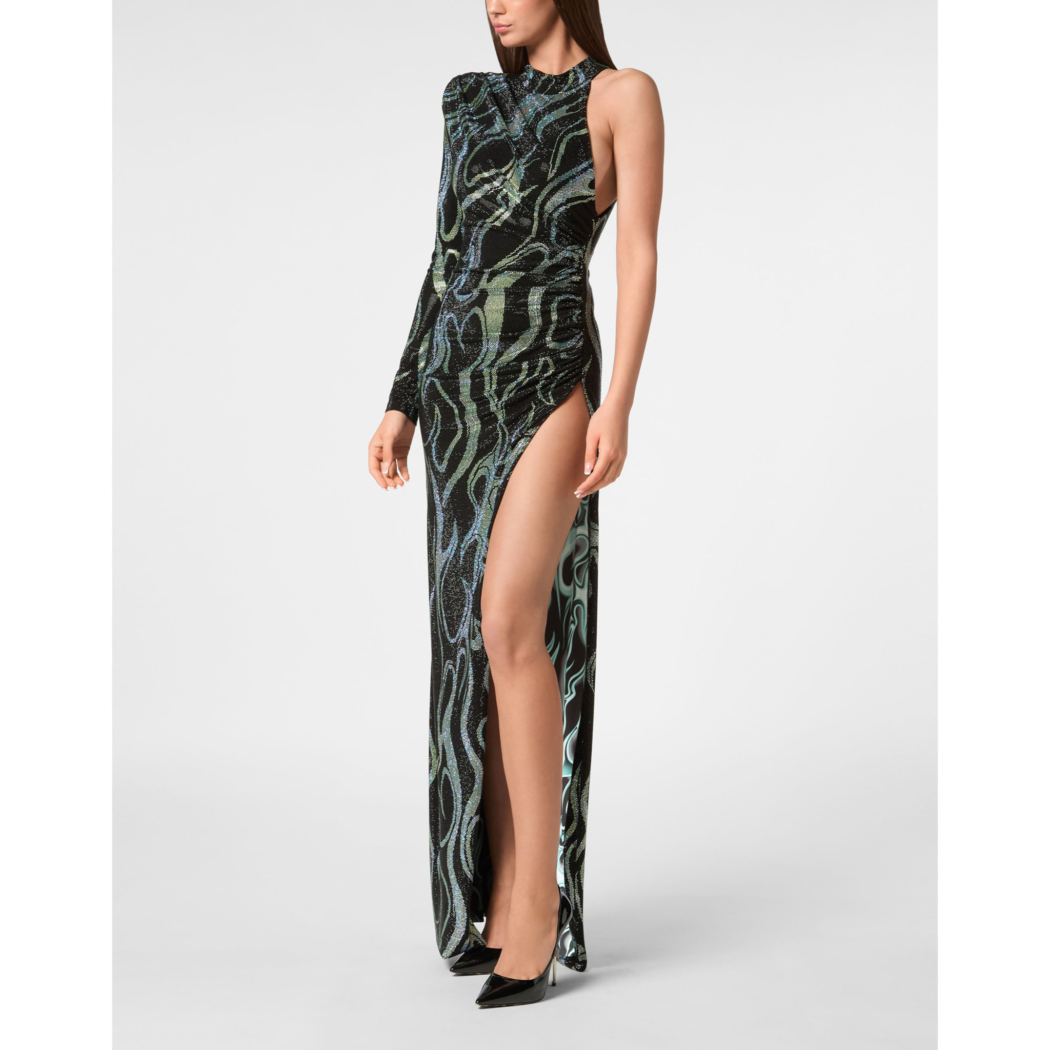 PHILIPP PLEIN Vestido largo FLAME