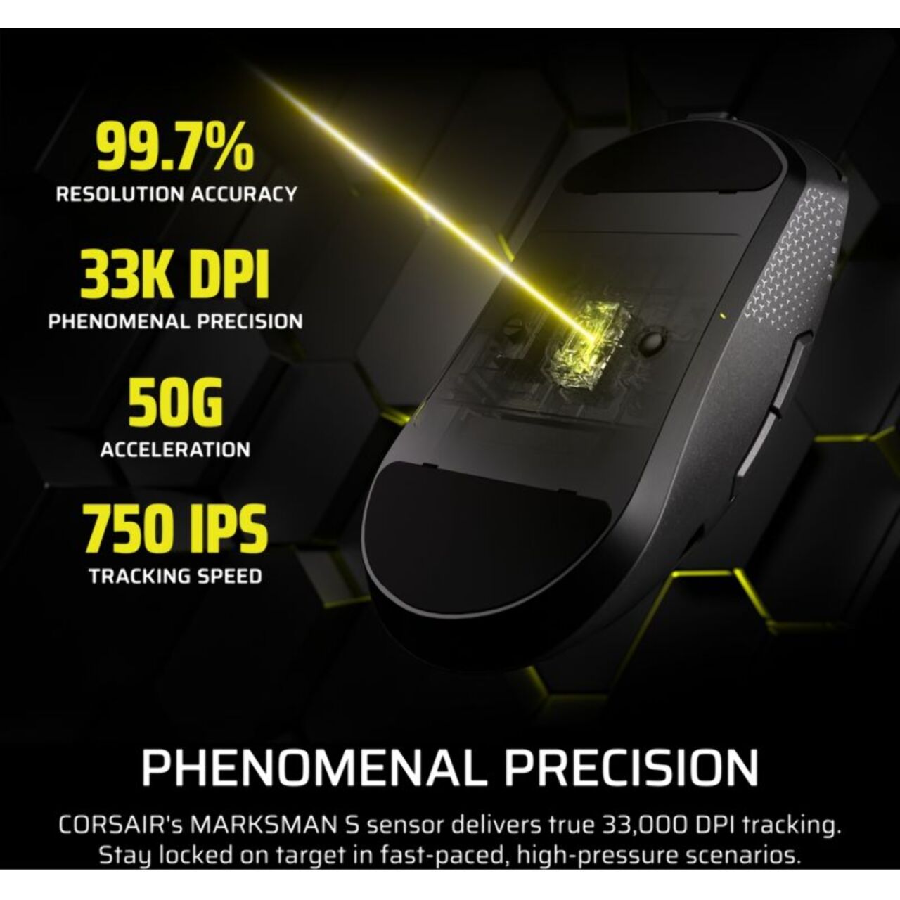 Souris Gamer Sans Fil CORSAIR SABRE v2 PRO Wireless MG