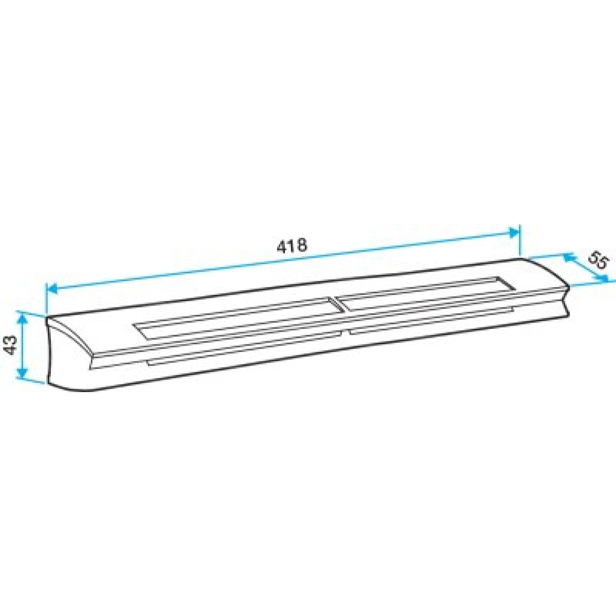 Kit entrée d'air hygroréglable acoustique EHL 6-45L Noir ALDES - 11014068