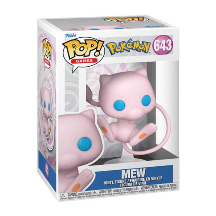 Pokemon Pop! Games Figure in Vinile Mew 9 Cm Funko