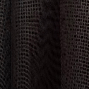 Tissu au maillage carré - Noir