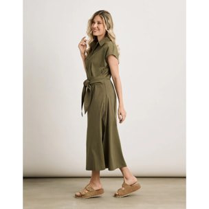 Vestido Midi Caqui - Veronique