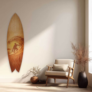 Planche de surf décorative Barrel Tableau alu Dibond