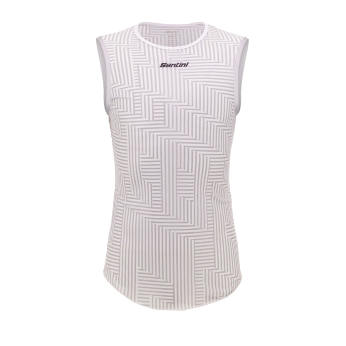 Mix - Maglia Intima Senza Maniche - Bianco - Uomo