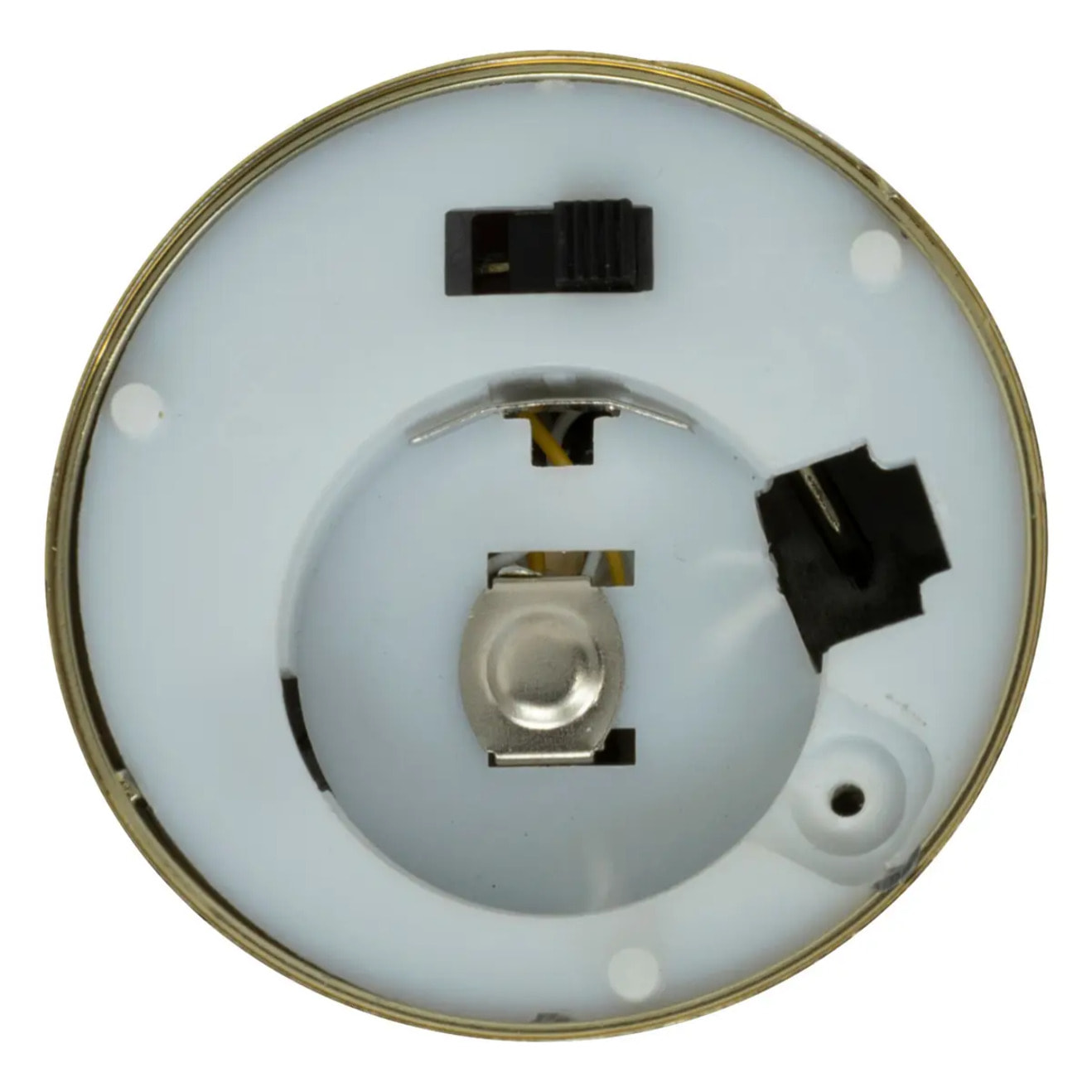 Lot de 8 bougies LED chauffe-plats D.5,5cm métal doré