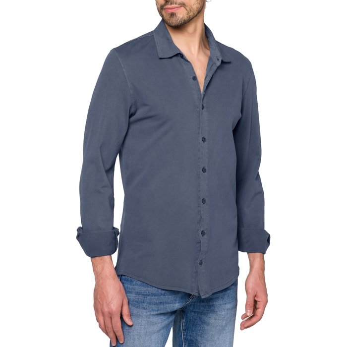 Camisa Hot Buttered Pandawa azul índigo