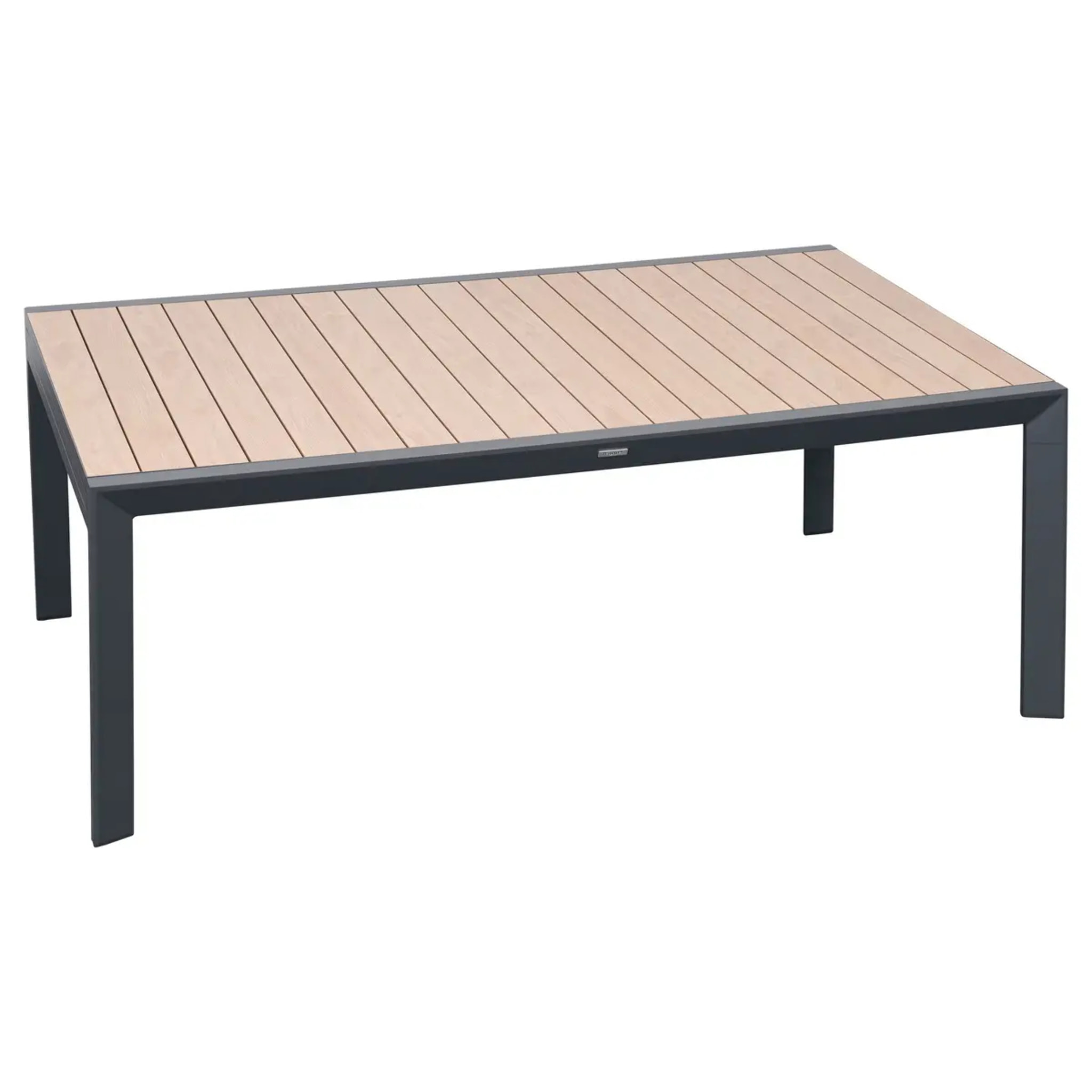 Table de jardin 12 places Evasion extensible honey graphite