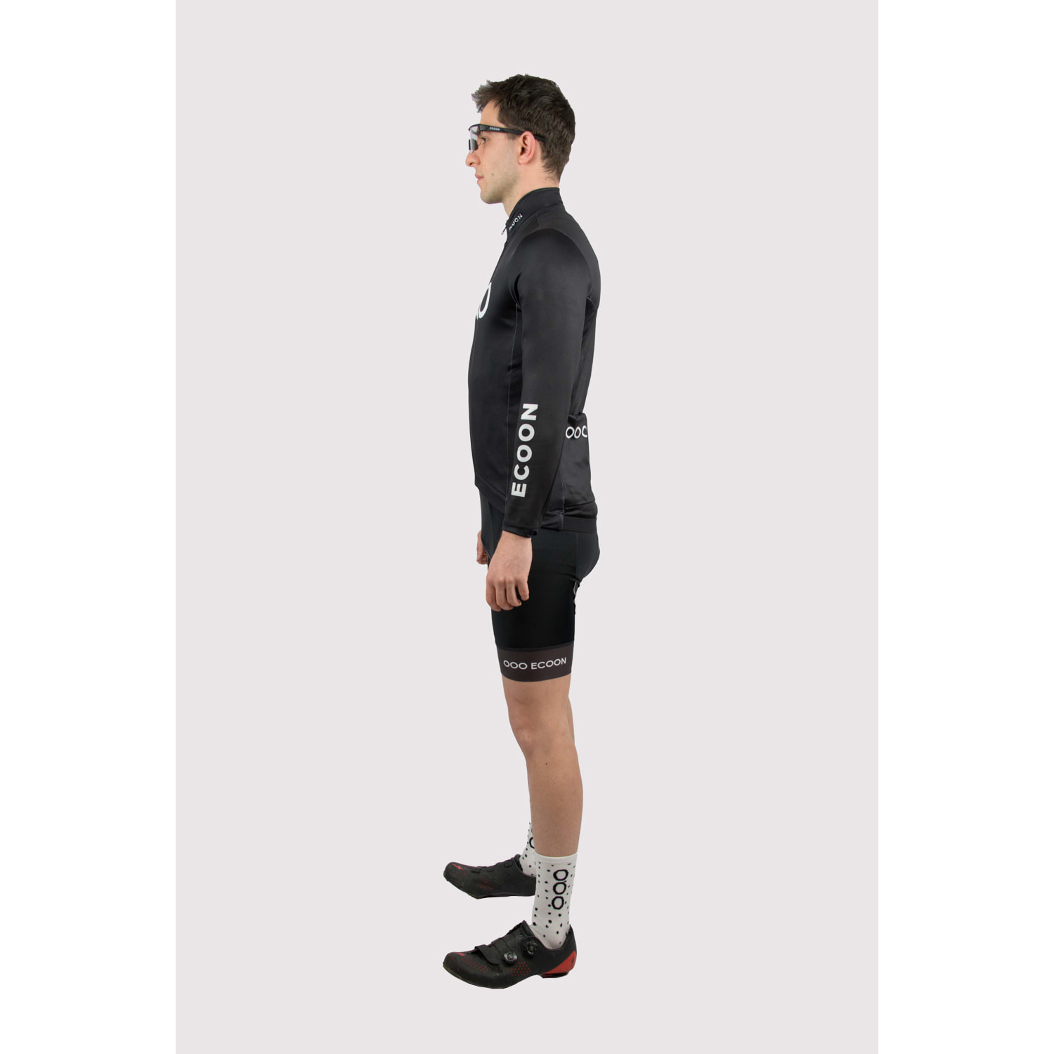 Maillot de manga larga ECOON modelo Mont Ventoux en color Negro