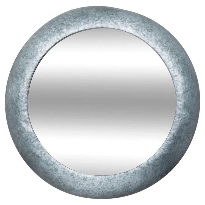 Miroir rond "Lewis" D70cm argent