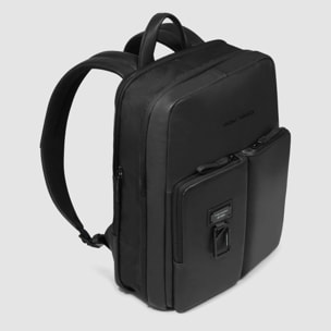 Piquadro Zaino uomo sottile porta pc 14", espandibile