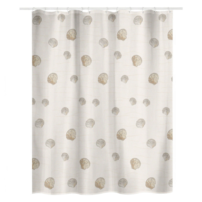 Rideau de douche Polyester ATLANTIS Beige Spirella