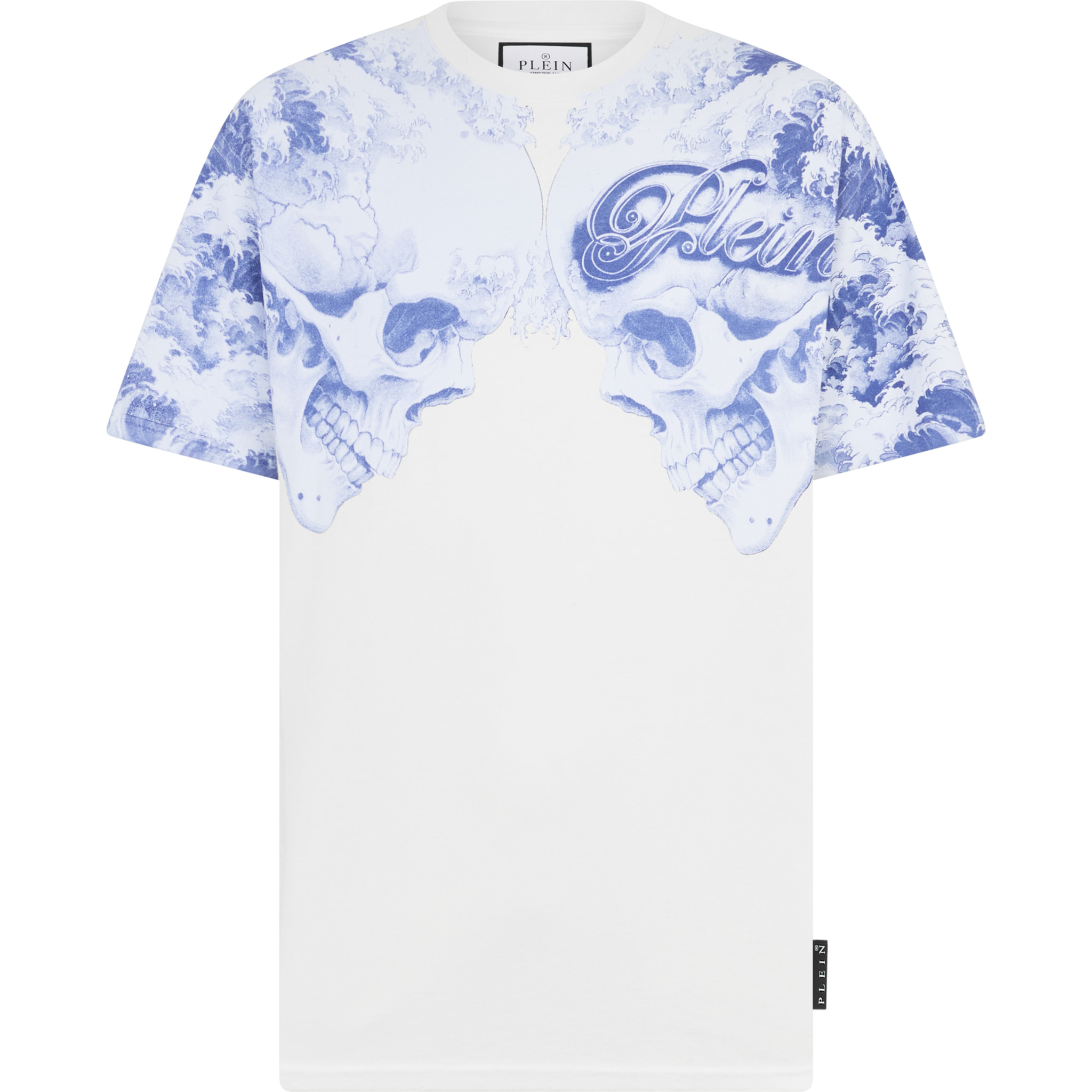 PHILIPP PLEIN Round Neck T-Shirt Ceramic Skulls