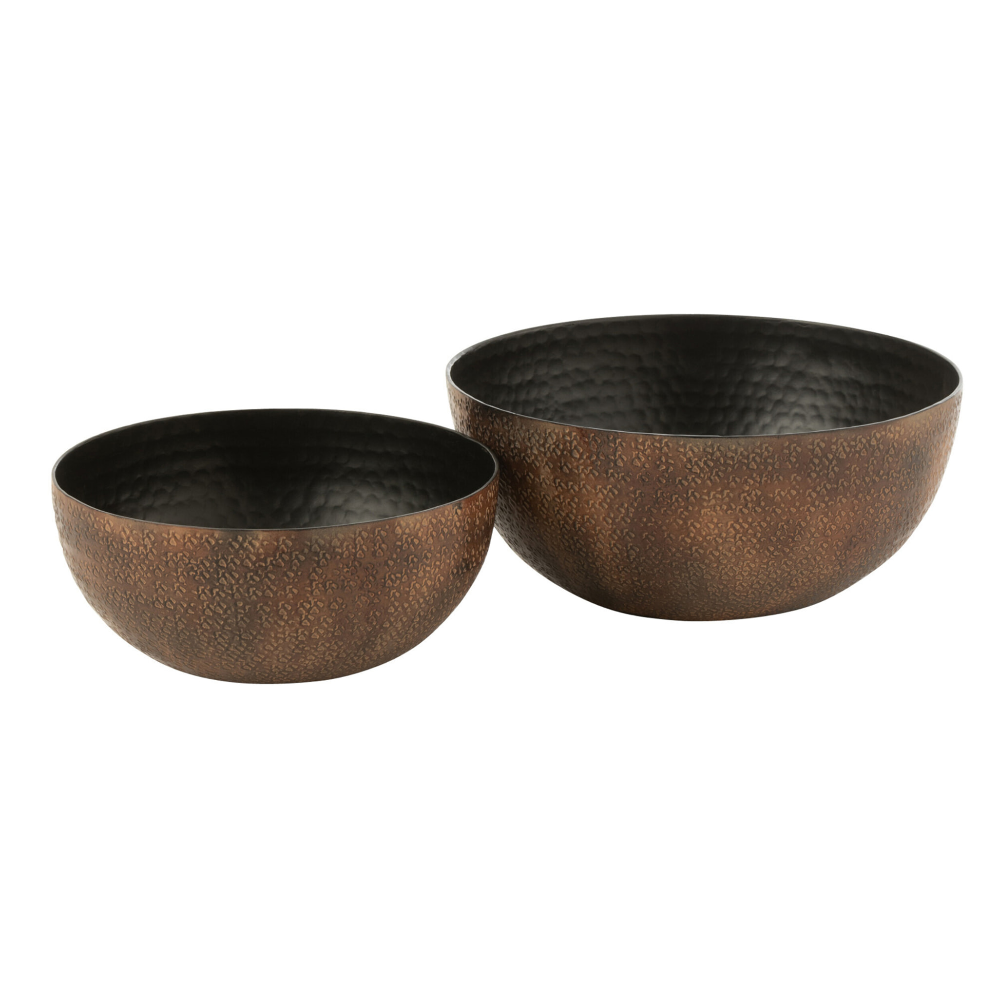 J-Line bol Hacienda - aluminium - bronze - 2 pièces