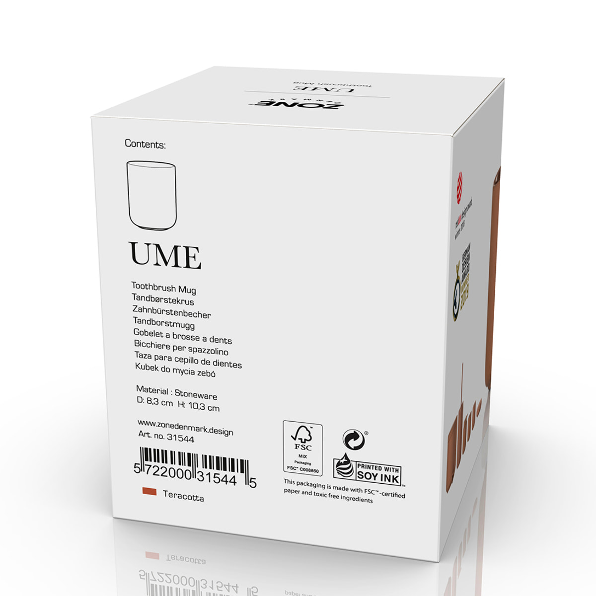 Gobelet pour brosse à dents Ume