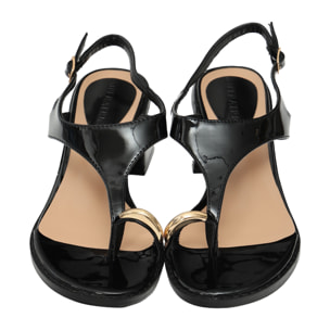 Sandali infradito con accessorio - tacco 6,5 cm