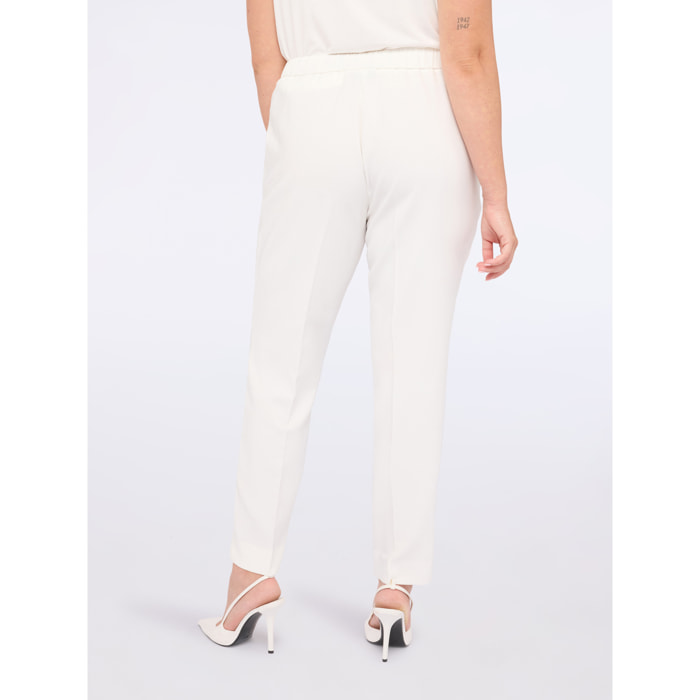 Fiorella Rubino - Pantalones New York en tejido elástico - Blanco