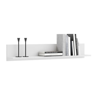Mensola da parete Shelf 100 cm in bianco opaco