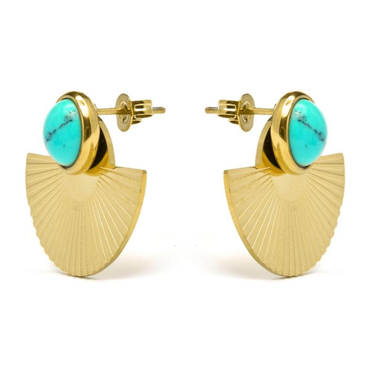 Pendientes Lux by Lux acabados oro 18k