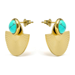 Pendientes Lux by Lux acabados oro 18k