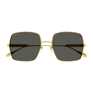 Gafas de Sol Gucci GG1434S-001 de Metal Mujer 57 mm