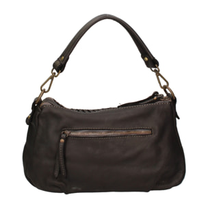 Borsa a spalla da donna - Modello Novella - Vera pelle - 31.0 x 18.0 x 12.0 cm