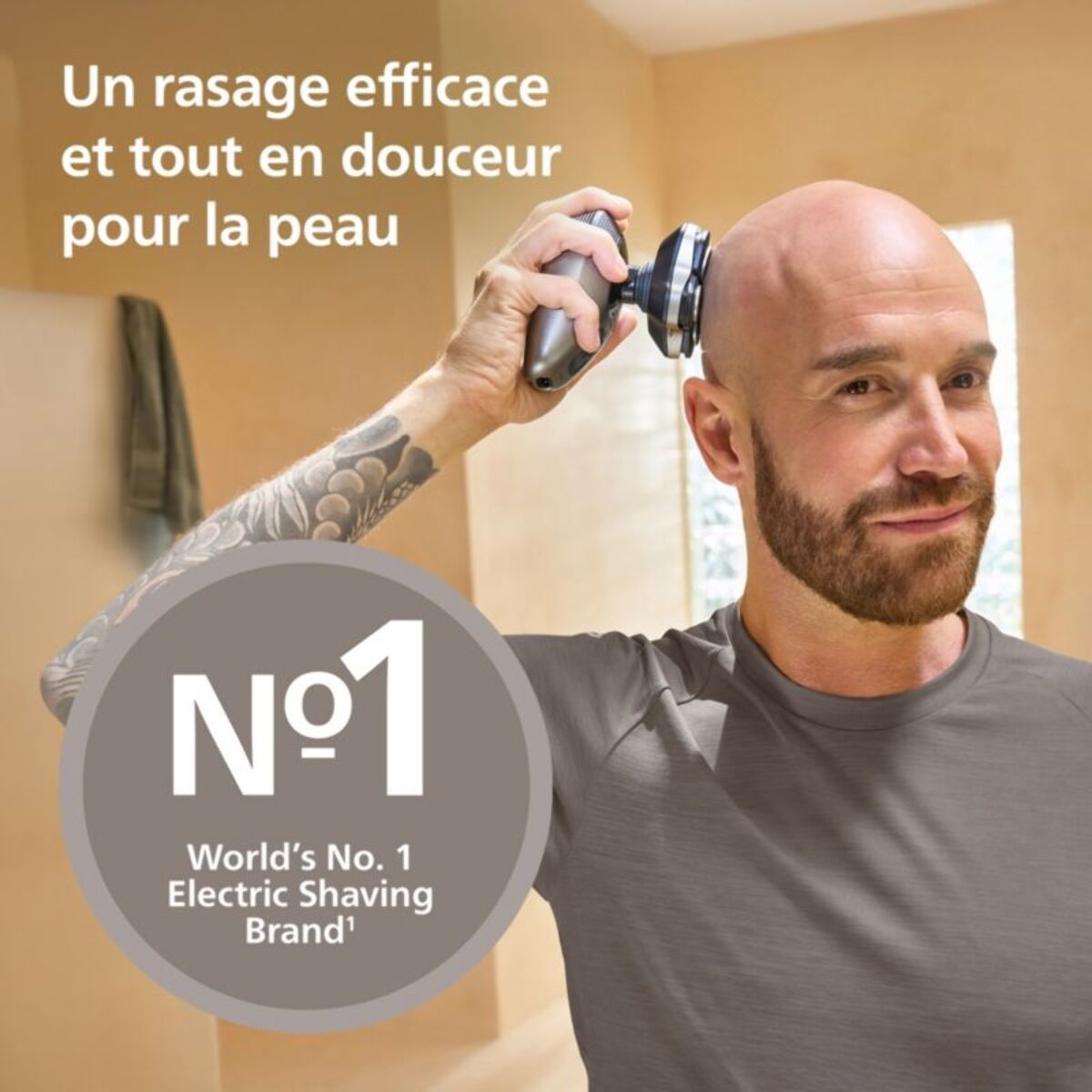 Tête de rasoir PHILIPS de rechange pour rasoir tete