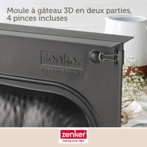 Lot de 2 moules à gâteaux 3D en forme d'agneau pascal 900 ml Zenker Special Season