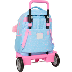 Mochila gde. c/ruedas compact evol. ext. blackfit8 "smile"