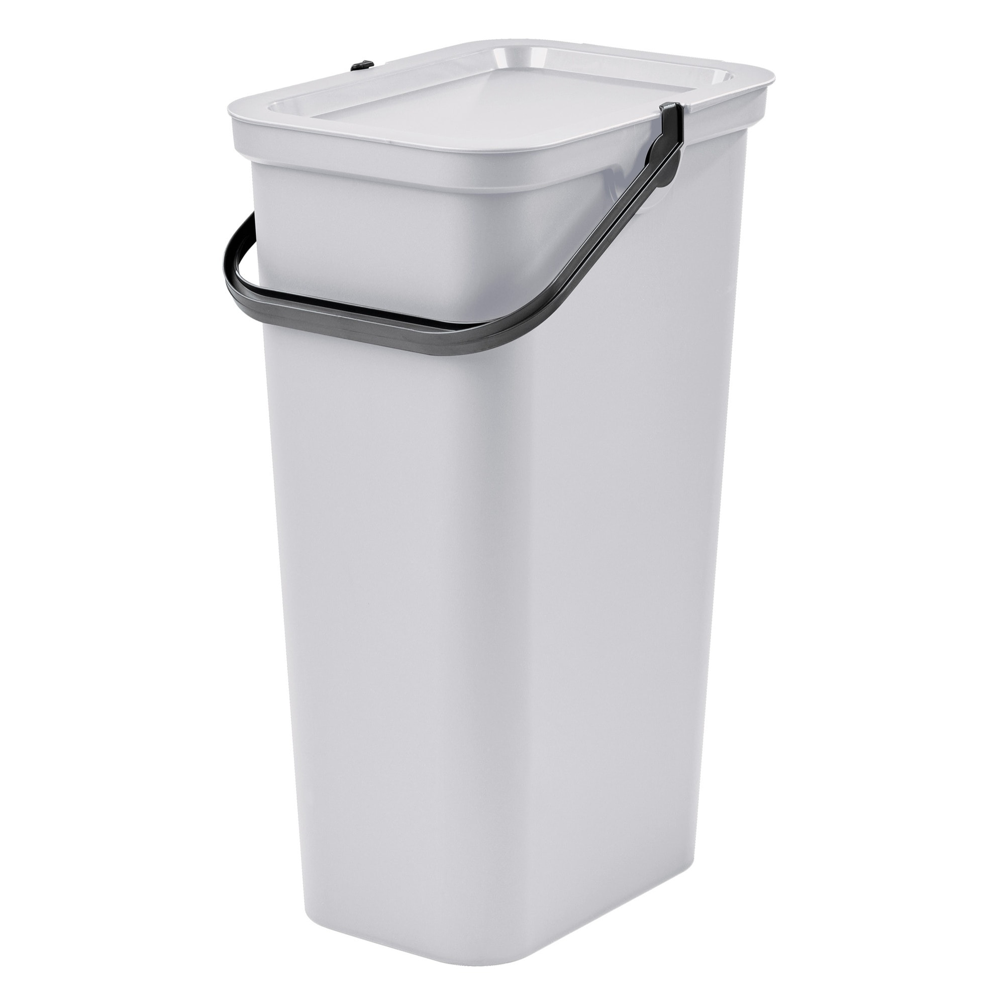 Papelera "moda" con asa blanco