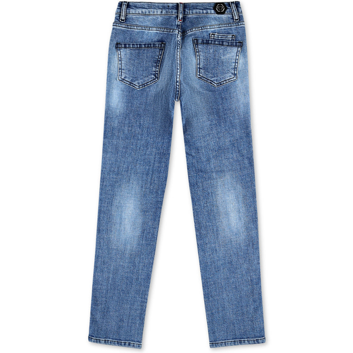 PHILIPP PLEIN Denim Trousers ICONIC PLEIN