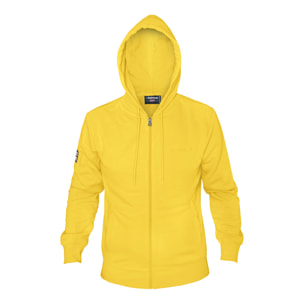 Felpa Uomo ADMIRAL Cotone Felpato Cappuccio Zip - Art.AD2787A