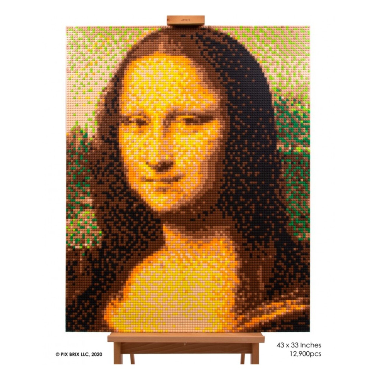 PIX BRIX PIXEL ART MOSAICO NOCHE ESTRELLADA VAN GOGH 2480 PIEZAS