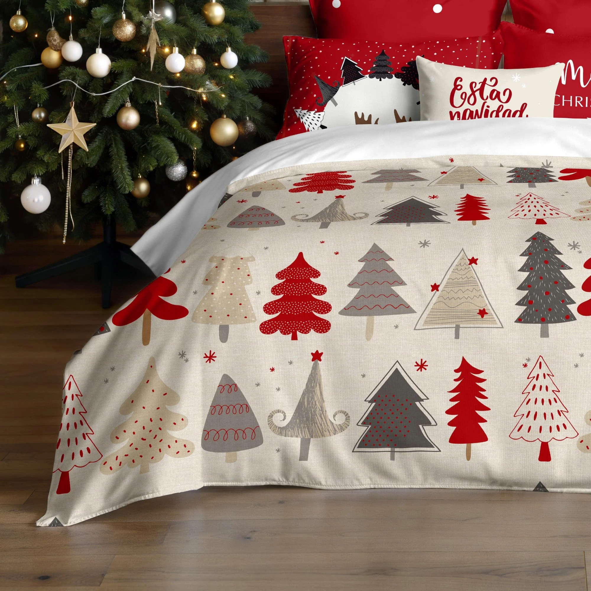 Housse de couette avec clics 100% coton Laponia 52