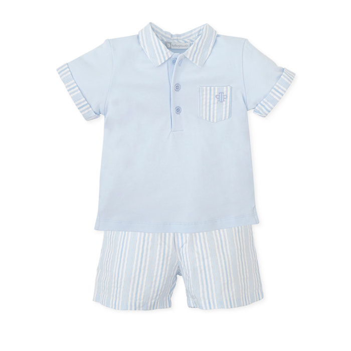 Conjunto-- - Blanco celeste