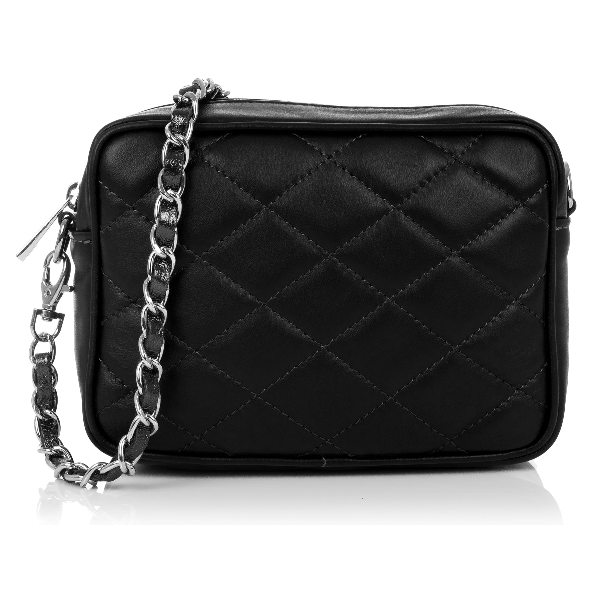 Cleopatra Borsa a spalla Donna. Pelle autentica Sauvage Trapuntata.